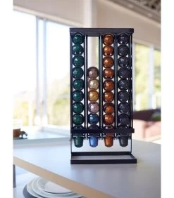 Yamazaki Coffee Capsule Holder Wide - Tower - Black -Woninginrichting 41274cd7590844c4a16cb5cbaa9a8550