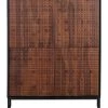 BePureHome Nuts 4-Deurs Kast - Hout - Walnoot/zwart - 140x114x40 -Woninginrichting 420cca161a684c4b860c9901d3d12eb9