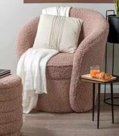 Leitmotiv Stoel Cuddly - Bruin - 70x73x82 Cm -Woninginrichting 422d068e8d944532ad0d3639f618b179