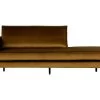 BePureHome Rodeo Daybed Links - Velvet - Honing Geel - 85x203x86 -Woninginrichting 43cc7e7b8c5c417d993e1272967620e2
