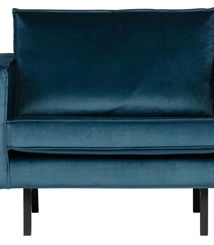 BePureHome Rodeo Fauteuil - Velvet - Blue - 85x105x86 3 BePureHome Rodeo Fauteuil - Velvet - Blue - 85x105x86