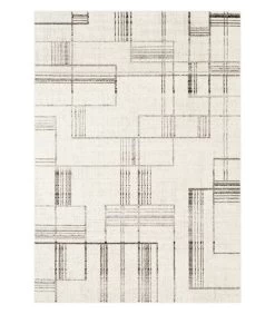 Woninginrichting 27 Geometrisch Industrieel Vloerkleed
