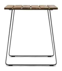 Tuintafel Hout - Bistrotafeltje - Antigua Outdoor Bistro Table - 70x70 Cm - Zwart