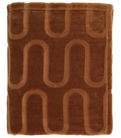 Plaid Polyester Flannel Shaved Ginger Glazed