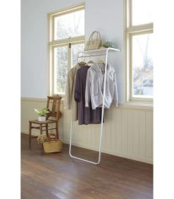 Yamazaki Shelf Coat Hanger - White -Woninginrichting 46e548d301ce461981b37c730a50e193