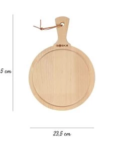 Serveerplank Rond Amigo M - Met Handgreep - Bruin - ⌀ 23,4 Cm -Woninginrichting 47b27ffa1af84512bce2b2a85d64a980