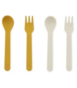 Trixie PLA Lepel & Vork 2-pack - Mustard