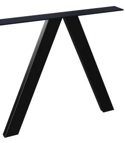 WOOOD Tablo V-Poot 1 Stuks - Metaal - Zwart - 72x79x10