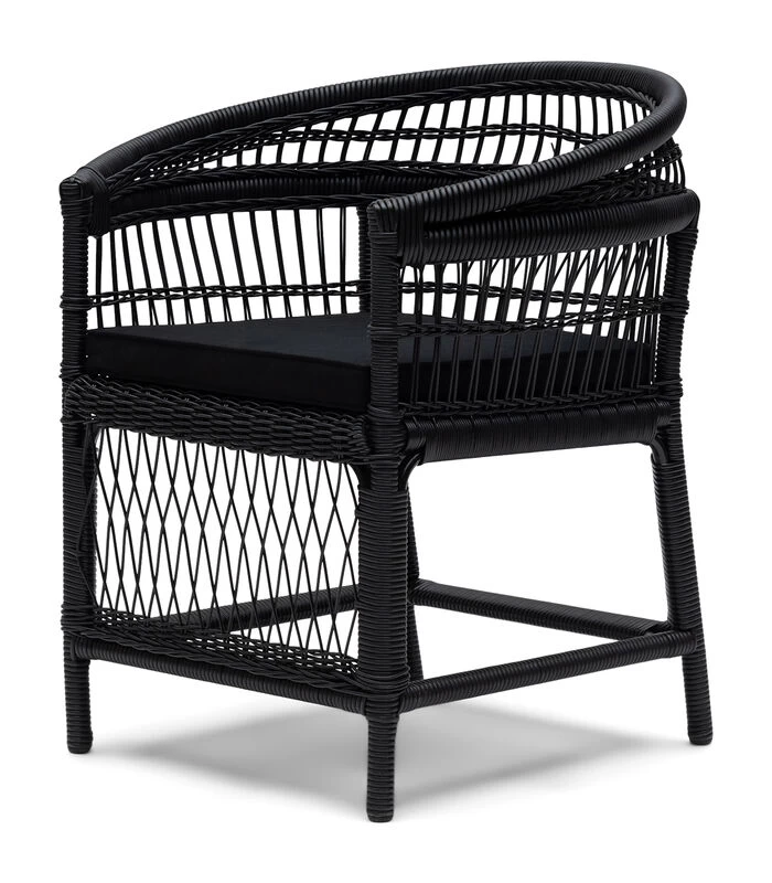 Tuinstoel - Victoria Falls Outdoor Chair - Zwart 4 Tuinstoel - Victoria Falls Outdoor Chair - Zwart - Afbeelding 2