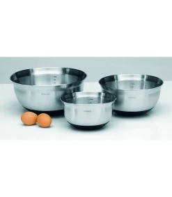 Brabantia Profile Mengkommenset, Antislip Bodem, Matt Steel/Black -Woninginrichting 50c1a1996dda45cc947aed635d0a39b7