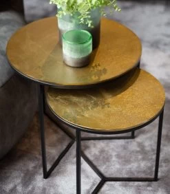 Thor (set Van 2) - Bijzettafel - Antique Bras -Woninginrichting 51f59fcb337347b5ba88546caf5ba872