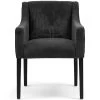 Eetkamerstoel Met Armleuning - Savile Row Dining Armchair - Ribstof - Grijs