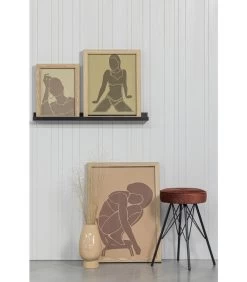 WOOOD Bella Kruk - Velvet - Brick Red - 53x33x33 -Woninginrichting 54a8fed1411349c0b224b03f46b682b1