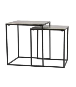 Bijzettafel Banos - Antiek Brons - Set