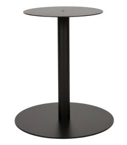 WOOOD Tablo Ronde Poot - Metaal - Zwart - 73x64x64