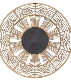 Obi Spiegel Rond - Bamboe - Naturel - 76x76x2 -Woninginrichting 57bcf3c873dd4785817f071a254dbda5