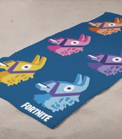 Fortnite Llama Strandhanddoek Blauw -Woninginrichting 5a6017c910d94b81b0190c5efc739c65