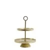 Etagère Lutek - Goud - 2 Laags