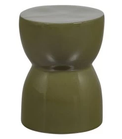 Lola Bijzettafel - Keramiek - Groen - 43x33x33