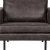 BePureHome Rodeo Fauteuil - Recycle Leer - Zwart - 85x105x86 -Woninginrichting 5ccf03cd4cba4664a0264f63529ee3dd