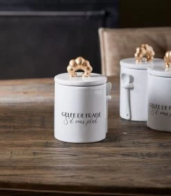 Voorraadpot Le Patisserie Wit - Maat S -Woninginrichting 5cfc7a6e2bf847d89e915519c001d752