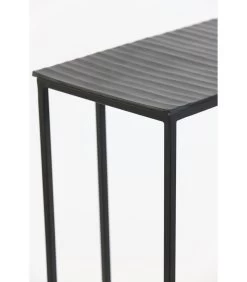 Bijzettafel Macy - Zwart - 48x26x60cm -Woninginrichting 5d6ac7f796c447cebc43c461e33cb2b7