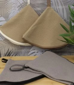 Set Van 2 Handdoeken Rond Sponsnest 400gr -Woninginrichting 5da1751a12da46f8988ad707a92c6fc7