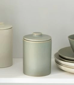 Voorraadpot Kermamiek Met Deksel, Snoeppot Mat - Marseille - Groen -Woninginrichting 61dc0aed4d8d43138386ad1b32bb367f