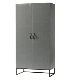 WOOOD Morris Kast - Grenen - Leem - 195x100x53 -Woninginrichting 6308a252ddd348e68596db02e3b3c5a4