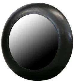 Exclusive Wolf Spiegel - Metaal - Zwart - 75x75x7 -Woninginrichting 638f97bcd83b4402a4f731feef8fc5fe