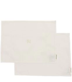 Placemat RM Monogram Wit - 2 Stuks