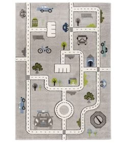 Vloerkleed Maui Kids Kindertapijt Auto Weg