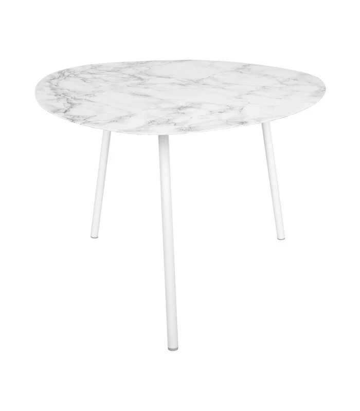 Leitmotiv Bijzettafel Ovoid - Wit - 58,5x51x38 Cm 5 Leitmotiv Bijzettafel Ovoid - Wit - 58,5x51x38 Cm - Afbeelding 3