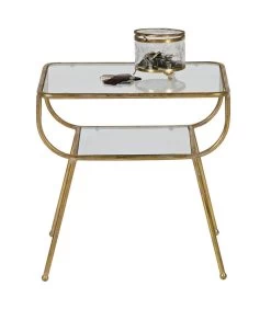 BePureHome Amazing Bijzettafel - Metaal - Antique Brass - 47x47x40,5 -Woninginrichting 6c871f4dafc94e39b5c8d58cd54d1f23