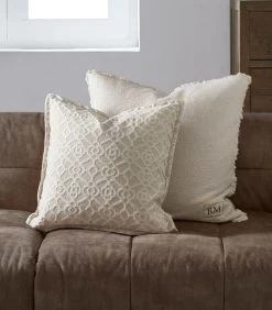 Kussenhoes, Kussensloop 50x50, Neutrale Print - Tavira - Beige -Woninginrichting 6e07aaf04bf14711a6c77668b3de71ce