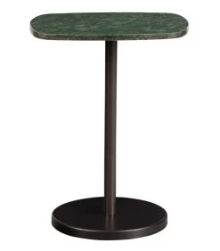 WOOOD Fola Bijzettafel - Marmer - Groen - 53x40x28 -Woninginrichting 6e576a5263af4b7dadfa3778ee0d63a5