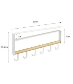 Yamazaki Under Shelf Kitchen Tool Hook - Tosca - White -Woninginrichting 70991426f3094cd98528478879da832f