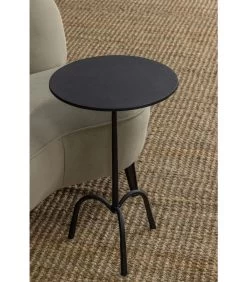 WOOOD Trey Bijzettafel - Metaal - Zwart - 60x38x38 -Woninginrichting 7131b7bce40348faa33440f8464e4e80