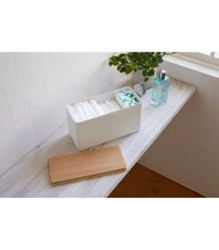 Yamazaki Sanitary Storage Box - Rin - Natural -Woninginrichting 71cd1d188e5a498a835acc7af3ff61c4