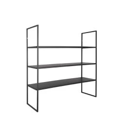 PRESENT TIME Wandrek Level - Metaal Mat Zwart - 60x20x60cm -Woninginrichting 749e53f4341d4809b9a3cbee69d8c828