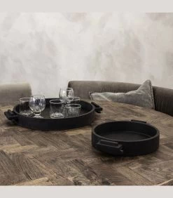 House Doctor Dienblad - Blok - Zwart -Woninginrichting 75b7cdcc55864f3d99c367d9b72de621