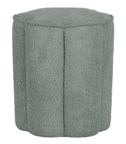 WOOOD OLLIE POEF BOUCLÉ AQUA