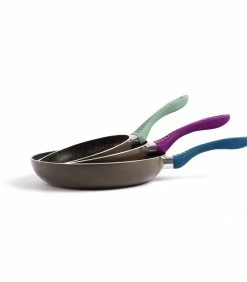 LIVOO Set Van 3 Pannen Met Steenlook ILAG -Woninginrichting 78154c3ccf864720bf019e8f1063e028