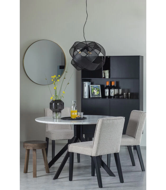 Exclusive Finca Buffetkast - Grenen - Zwart - 170x110x40 5 Exclusive Finca Buffetkast - Grenen - Zwart - 170x110x40 - Afbeelding 3