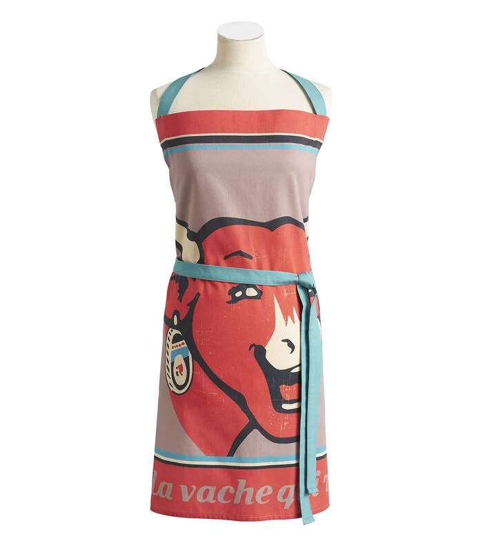 Vache Qui Rit - Tafellinnen Schort 3 Vache Qui Rit - Tafellinnen Schort