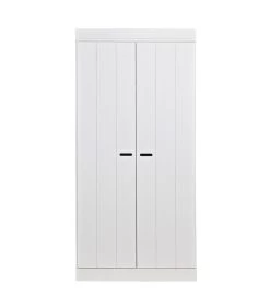 WOOOD Connect Kast 2-Deurs - Grenen - Wit - 195x94x53