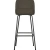 BePureHome Barstoel Vogue - Velvet - Warm Groen - 103x50x55