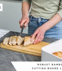 Metalen Broodtrommel Met Linnen Broodzak 'Glæde' -Woninginrichting 7caee322e0524aef88ecf69edbb7c653