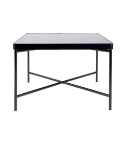 Leitmotiv Salontafel Smooth - Vierkant Mat Zwart - 60x60x40cm