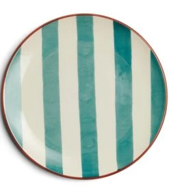 Dinnerbord Gestreept - Ravello - Blauw - Keramiek